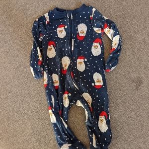 Footed Santa pajamas from Old Navy. Family style!